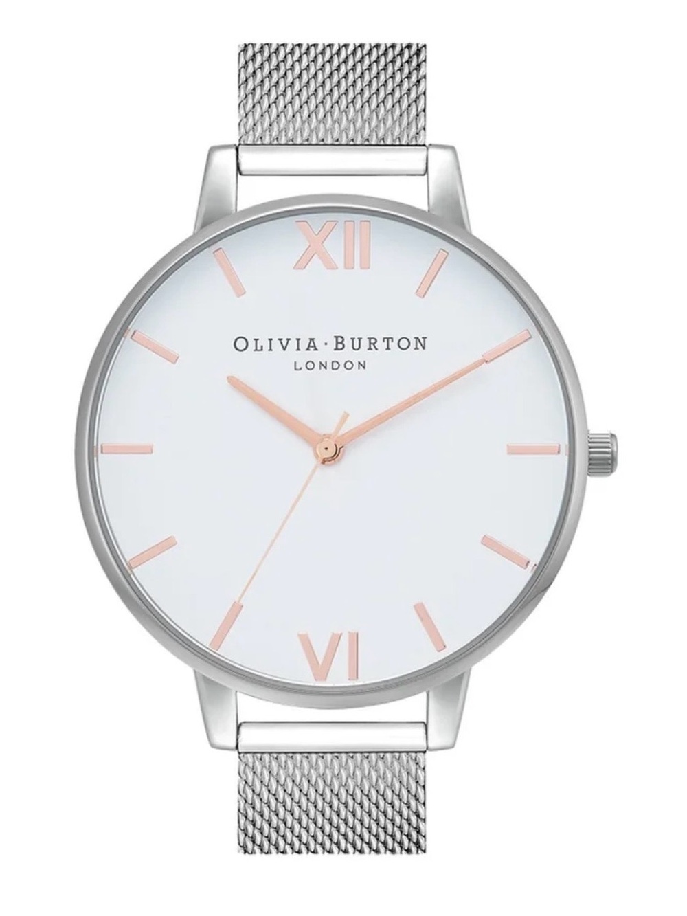 Olivia Burton Stainless Steel Mesh Watch & Rose Gold Bracelet Set - Picture 3 of 8